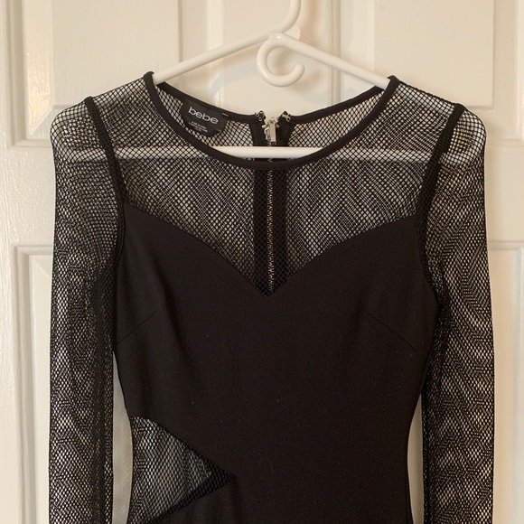Bebe Fishnet Dress - Picture 2 of 8